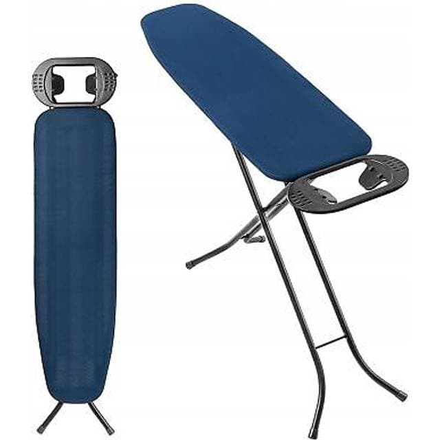 Kadax Heat-Resistant Ironing Board With Adjustable Height - Navy Blue