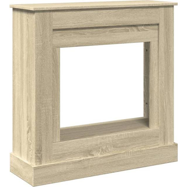 vidaXL Forsats Til Pejs 90 x 30 x 90 cm Sonoma-Eg