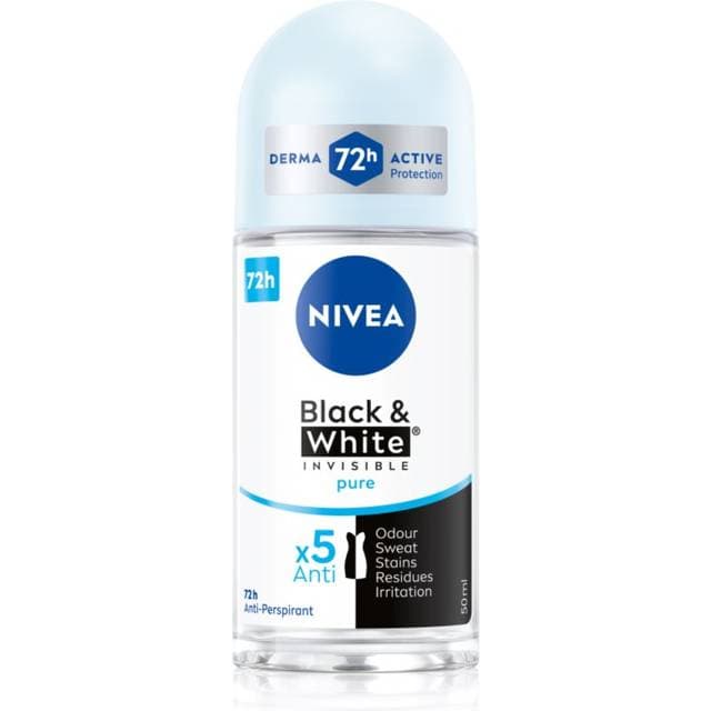 Nivea Invisible Black and White Pure Antiperspirant Roll-On 50 ml 50ml