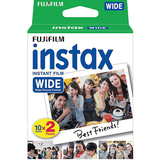 Fujifilm Instax Wide Film 20 Shots Klar Til Levering 20 Stk