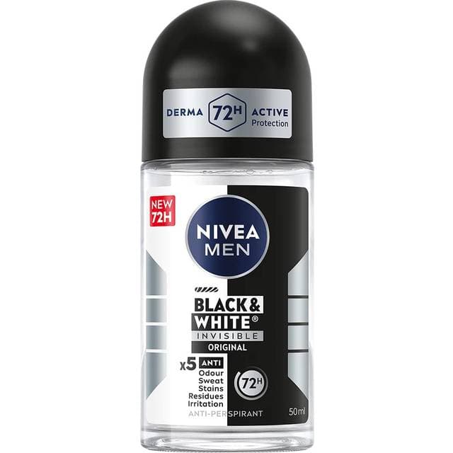 Nivea Men Black & White Original Roll On 50 ml