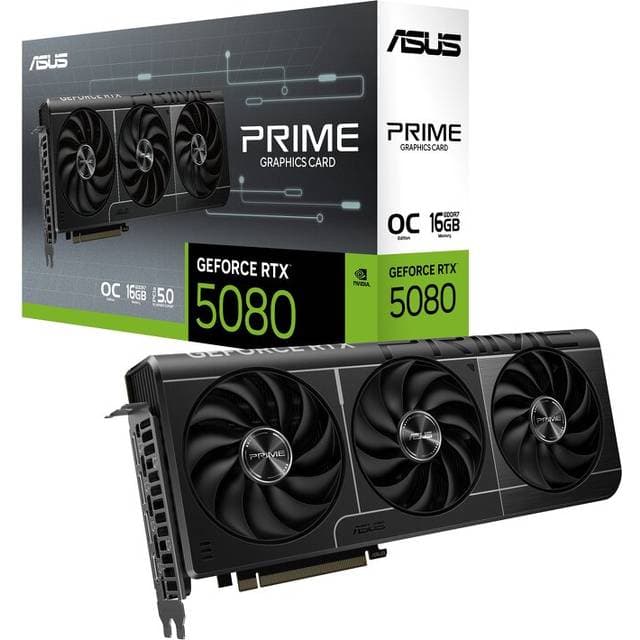 ASUS GeForce RTX 5080 Prime OC HDMI 3 x DP 16GB