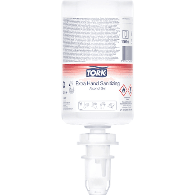 Tork Hånddesinfektion Tork Gel S4 1000ml 6stk 1000ml