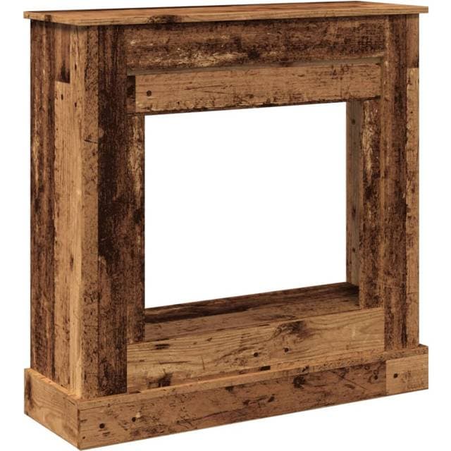 vidaXL Forsats Til Pejs 90x30x90 Cm Konstrueret Træ