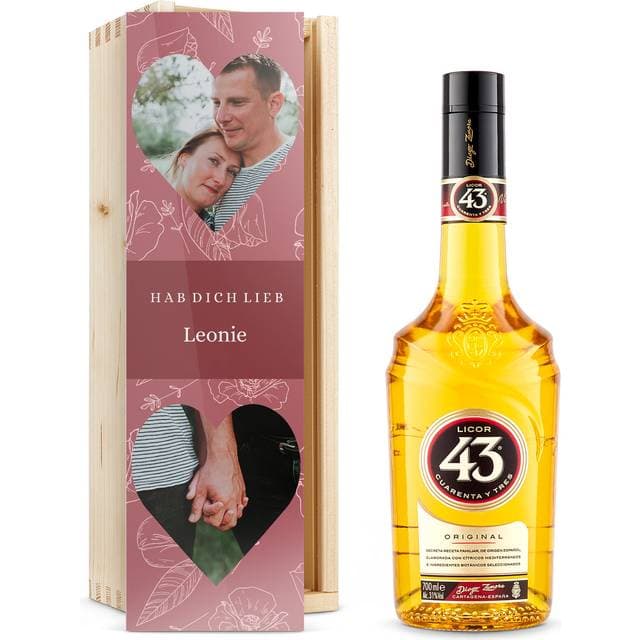 Your surprise Licor 43 Indgraveret Æske 70 cl