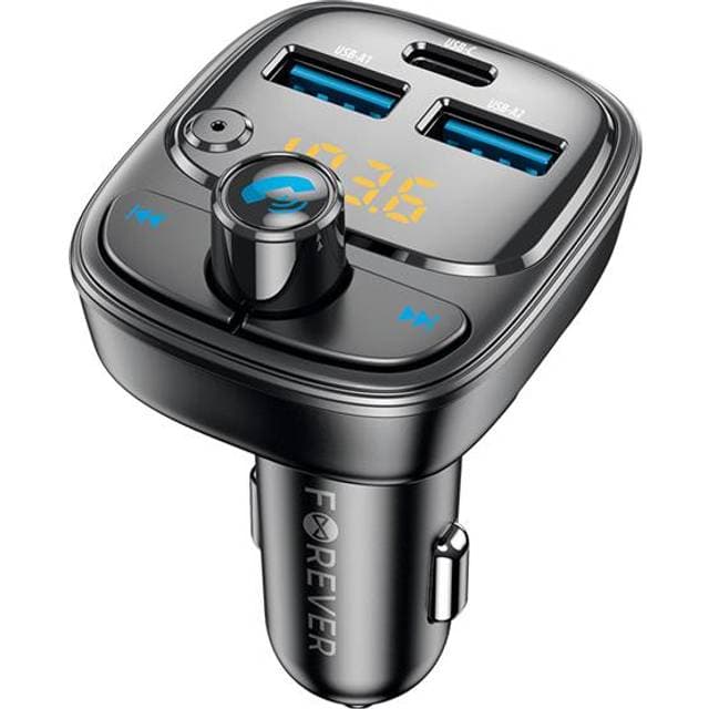 Forever TelForceone FM Transmitter Bluetooth 2 x USB-A 1 x USB-C PD 30W TR-370