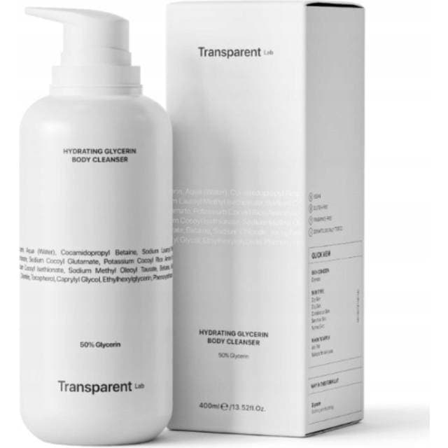 Niche Beauty Lab Transparent Hydrating Glycerin Body Cleanser 400 ml
