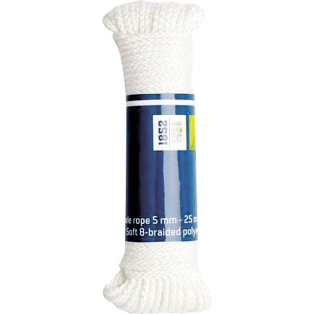 1852 Marine Flagline Ø5mm 25M Blød 8-flettet Polyester