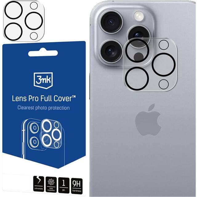 3mk Lens Pro Full Cover for iPhone 16 Pro/ 16 Pro Max