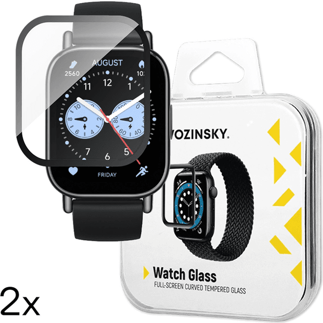 Wozinsky Full Glue Hærdet Glas Redmi Watch 5 Lite 2 Stk