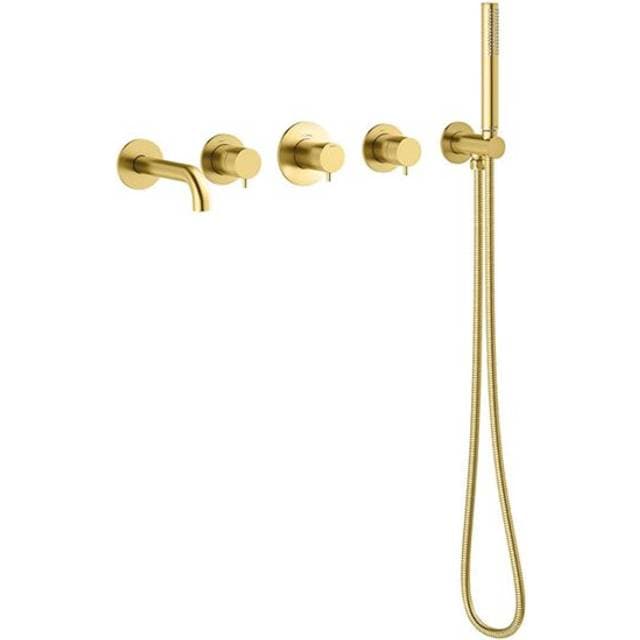 Damixa Silhouet BS 2 Kararmatur Børstet Messing PVD