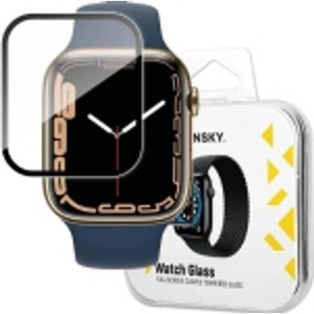 Wozinsky Watch Glass Hybrydowe Szkło Do Apple Watch 7/8/9 45 mm Czarny