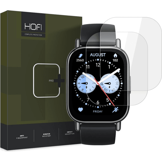 Hofi Xiaomi Redmi Watch 5 Lite Glass Pro+ 2-Pack Skærmbeskyttelse