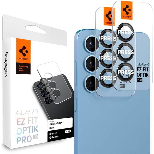Spigen Samsung Galaxy S25 Plus EZ Fit Optik Lens Protector 2-pack