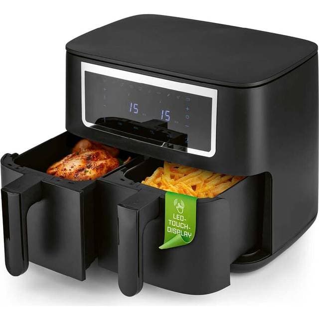 GOURMETmaxx Doppelkammer 2x 4L Dual Airfryer 2600W