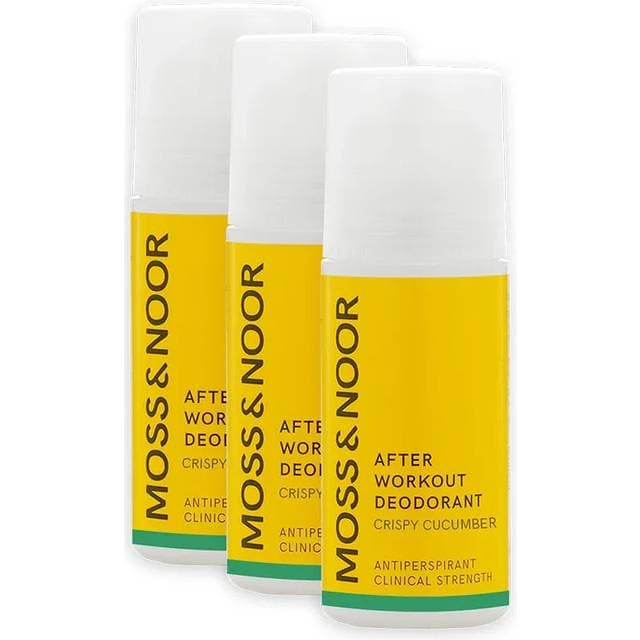 Moss & Noor After Workout Deodorant Crispy Cucumber 3 Pack Nude