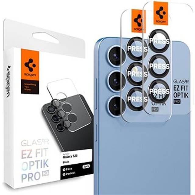 Spigen Samsung Galaxy S25 EZ Fit Optik Pro 2 Pack