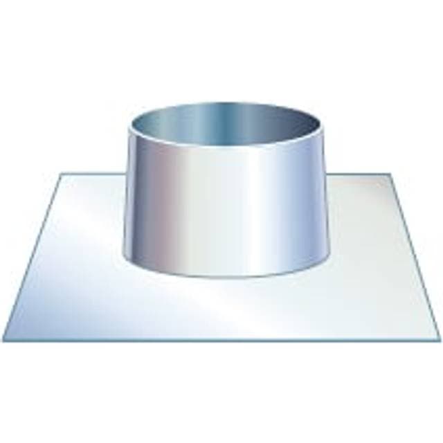 KIERULFF Metalbestos Skorsten UØ 250mm Inddækning 0-5° Aluminium