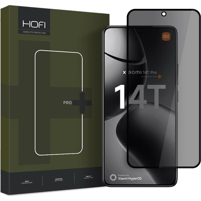 Hofi Glass Pro+ Skærmbeskyttelse mit Privacy Funktion