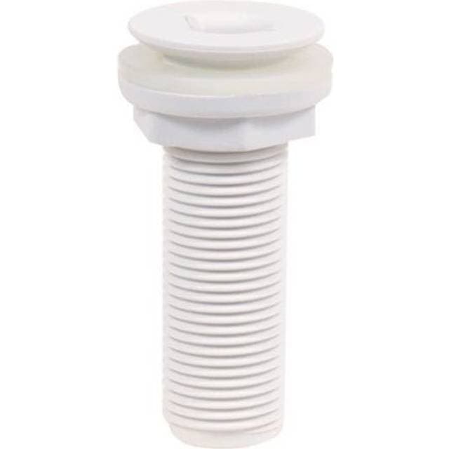 Trudesign Skroggennemføring Undersænket Hvid Komposit 1"