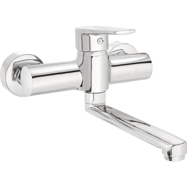 Hill Ceramic Badkarsblandare Tubo Krom