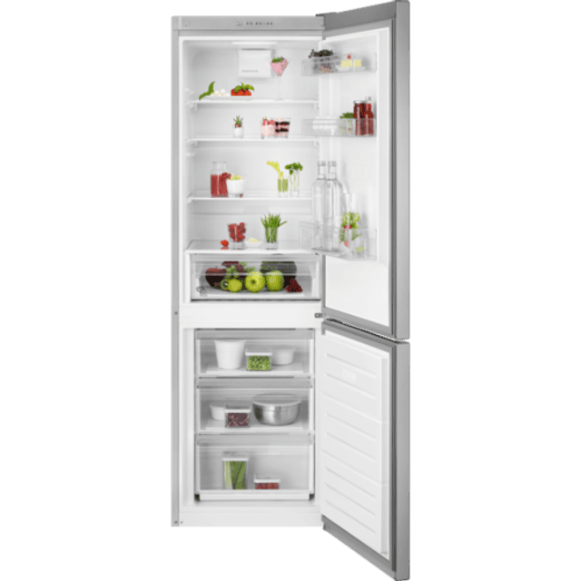 AEG ORC5S331EX 5000 Coldsense Kühl-Gefrierkombination 339L 1860mm Lowfrost LED Grau