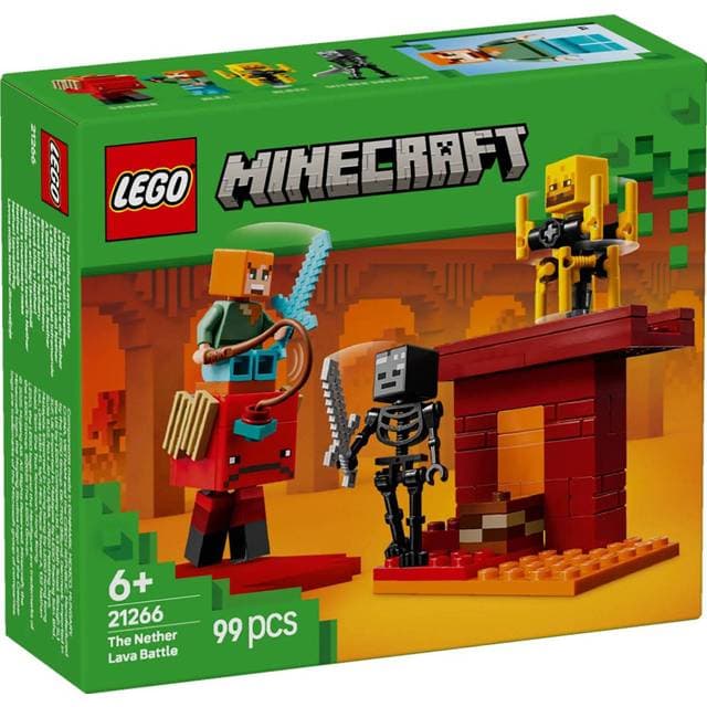 LEGO Minecraft Nether-lavakampen 21266