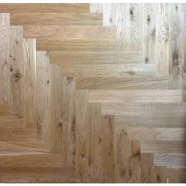 Høgild Sildebensparket Eg Ubehandlet 22x70x500mm - Rustik