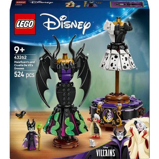 LEGO Maleficents og Cruella De Vils Kjoler 43262