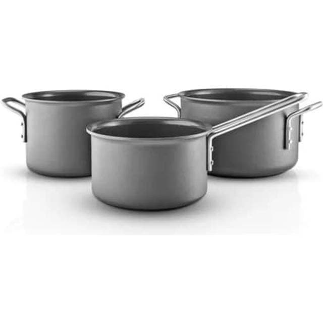 Eva Trio Grey Line Grydesæt 1,8 l 2,5 l 3,8 l t 3 dele