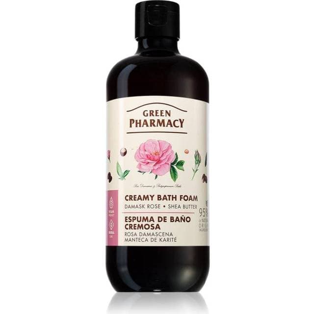 Green Pharmacy Damask Rose Shea Butter Bath Foam Cremet Boblebad Med Sheasmør 500 Ml 500ml