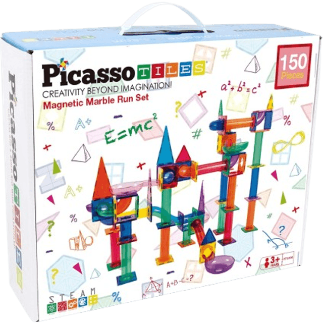 PicassoTiles Picasso-tiles 150 Bit Spor Nature
