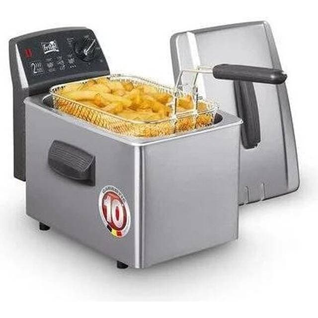 Fritel Family Fritureapparat 3 Liter Rustfrit Stål/Grå