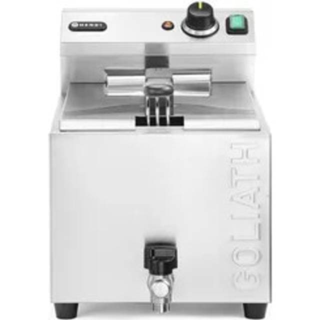 Hendi Goliath 10L Elektrisk Frituregryde Med Kran Rustfrit Stål