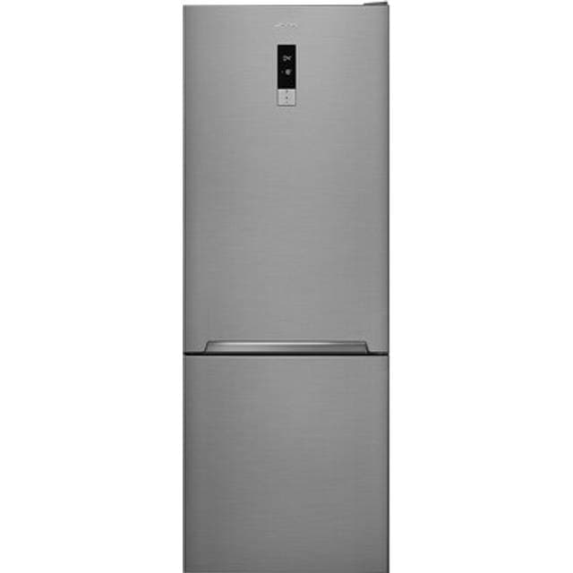 Smeg Køle Fryseskabe Pet Inox Look FC48XDNE Sort, Sølv