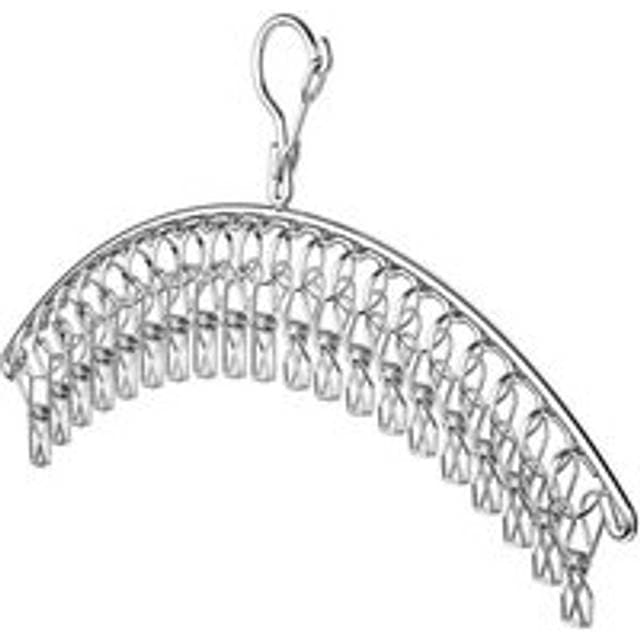 Cyslmuk Stainless Steel Sock Drying Rack - 40 Clips