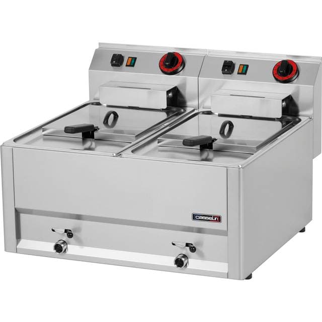 Casselin Elektrisk Frituregryde Med Afløbshane 2 x 8 Liter T 66
