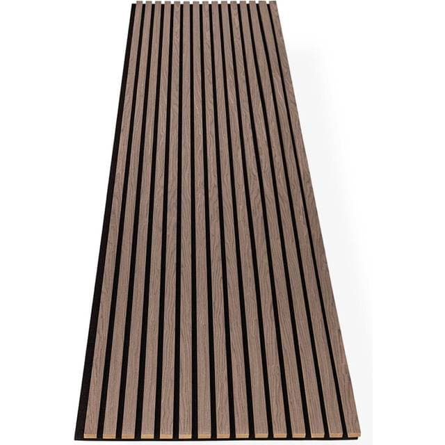 HAGEFOL Hagefol Akustik Paneele Holz 240x60 cm Walnuss Braun
