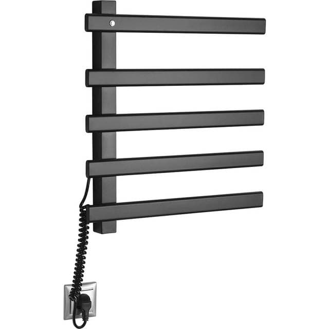 Hill Ceramic El Handdukstork 63 W Ignis Svart Matt