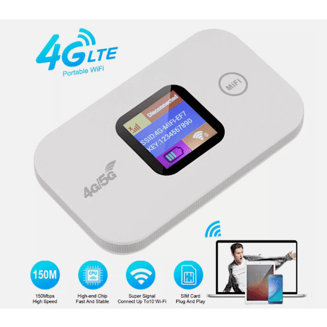 Mobil Portable Mobile WiFi Router 4G/5G LTE Access Point 150 Mbps