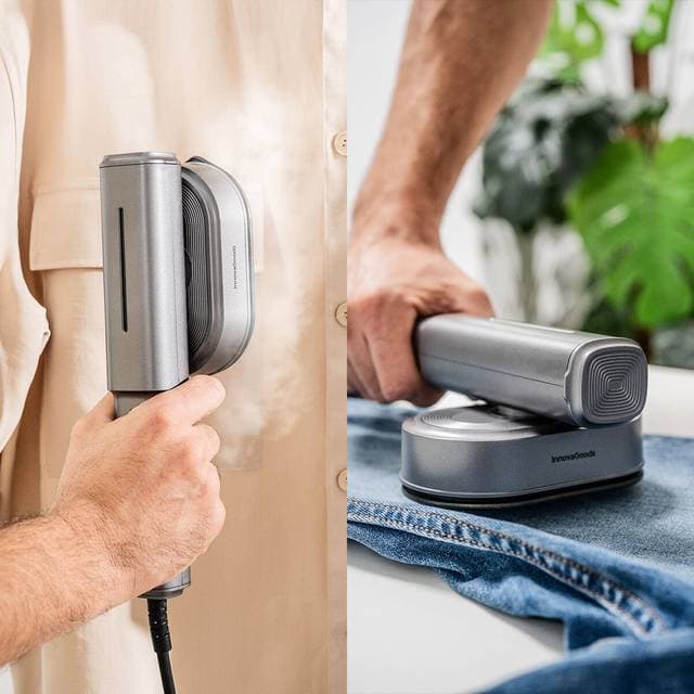 InnovaGoods 2-i-1 Rejse-Dampstrygejern Vaoron