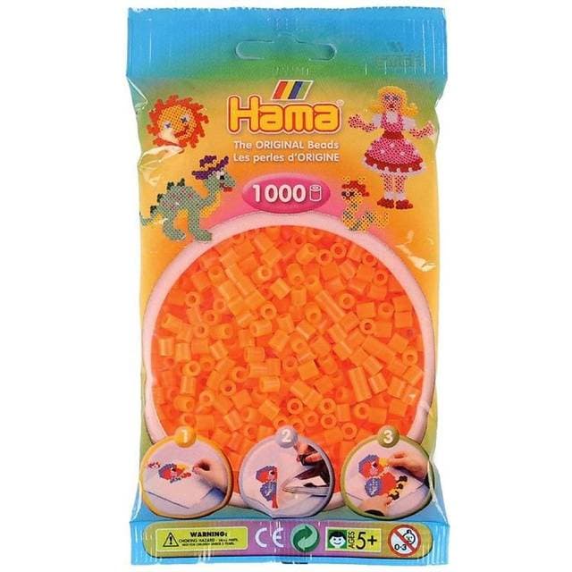 Hama Midi Perler Neon Orange 1000stk 207-38