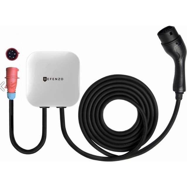 subtel Defenzo Wallbox Home Ladeboks til Ladning af Elbiler AC11 11kW 5m Kabel 3-faset 5m