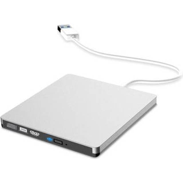 MTP Products Superslankt Eksternt CD/DVD-RW Drev Til MacBook Og Windows USB 3.0