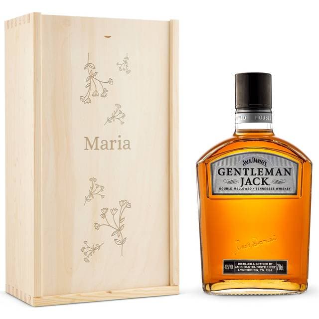 Your surprise Gentleman Jack Daniels Indgraveret Trækasse 70 cl