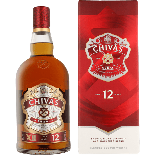 Chivas Regal 12 Years 1,5ltr Whisky 40% vol Geschenkverpackung 70 cl