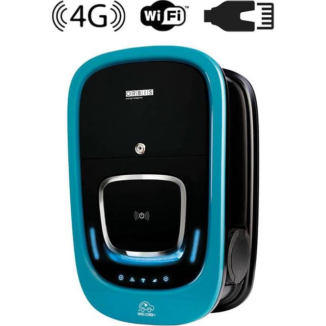 Orbis VIARIS COMBI+ Ladestander 3F 2x22kW 2x32A 2x Type 2 3-faset