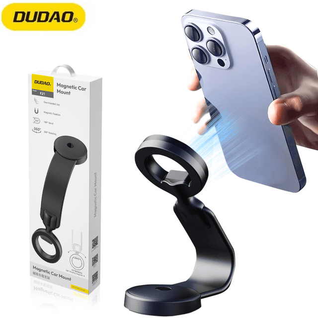 Dudao Magnetisk Biltelefonholder Med MagSafe Og Fleksibel Arm