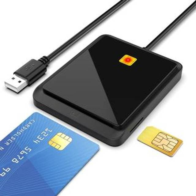 MTP Products USB 2.0 Smart Kortlæser SIM ID Bankkort