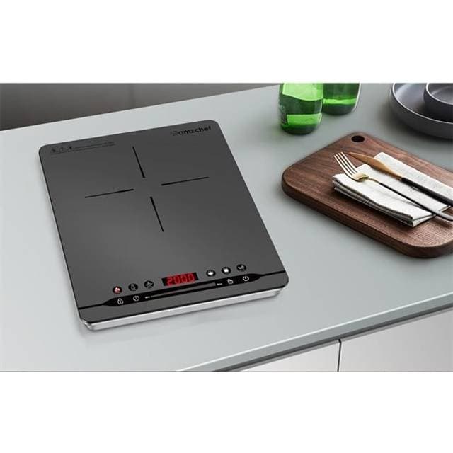 Amzchef Induktionskogeplade 2000W Med 9 Effekttilstande Og Smarte Funktioner